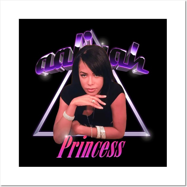 Aaliyah Dana Princess RnB Wall Art by redfancy